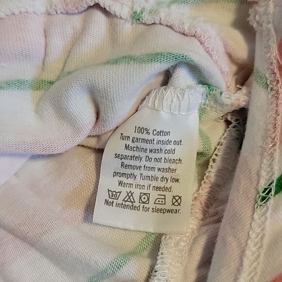 JANIE AND JACK CALIFORNIA SUMMER WHITE PINK GREEN STRIPED TANK TOP, SZ 18-24 MOS - Picture 4 of 5